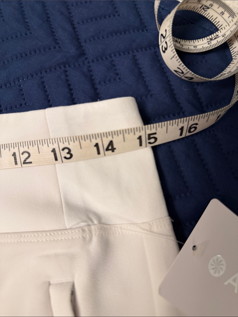 Athleta White Cropped Straight-Leg Ankle Pants - Picture 6 of 13